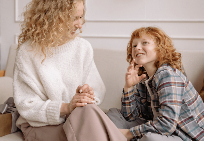child with therapist